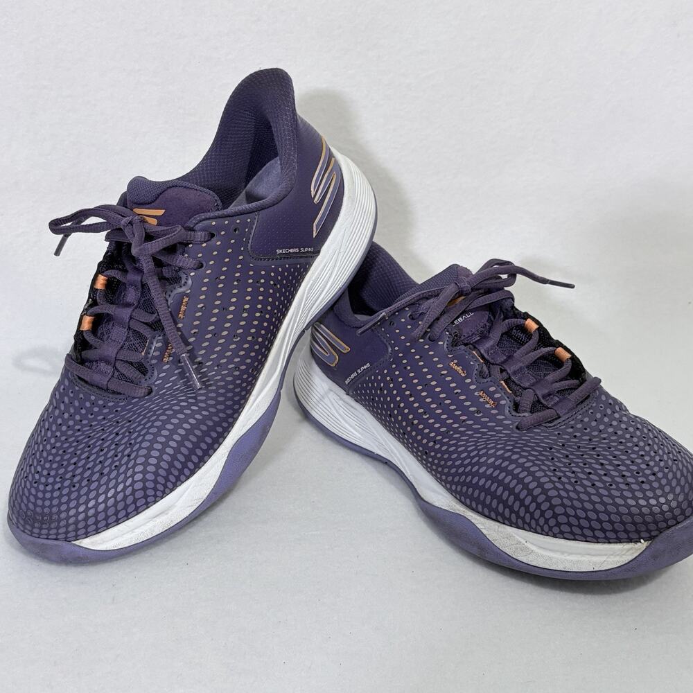 Skechers Pickleball Court Shoes Womens 9.5 Viper Court Reload Slip-ins Sneakers